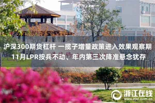 沪深300期货杠杆 一揽子增量政策进入效果观察期 11月LP